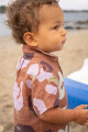 BABY LINEN SHIRTSUIT Caramelo