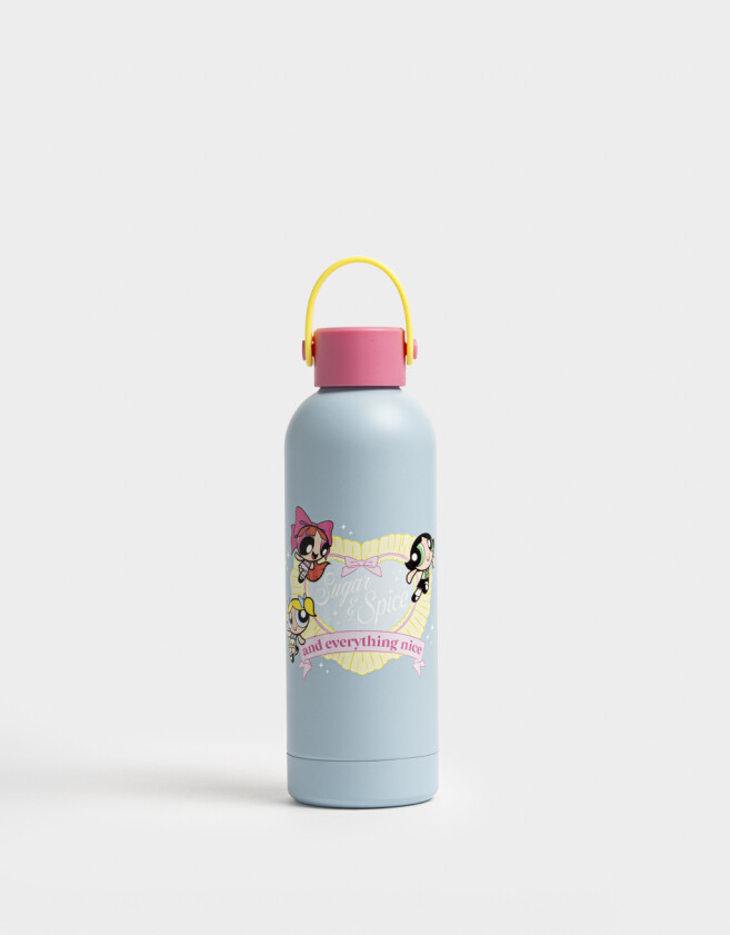 Artículos cocina Botella Metálica Chicas Superpoderosas - Azul Celeste