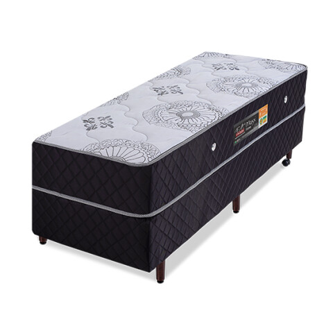 Conjunto Sommier + Colchón 1 Plaza MAXX FIRME 88x188x59 Conjunto Sommier + Colchón 1 Plaza MAXX FIRME 88x188x59
