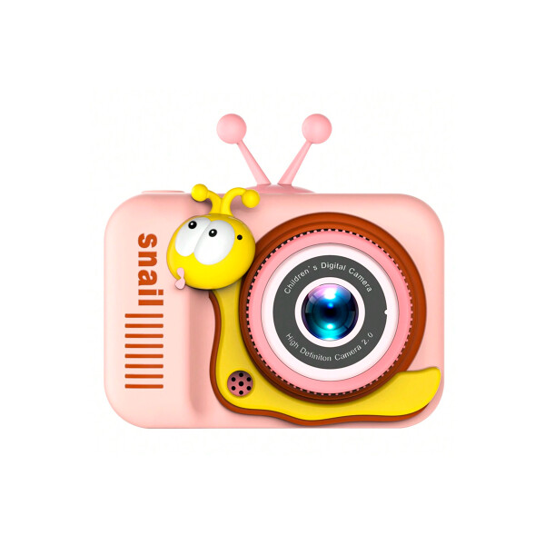 Cámara digital infantil diseño caracol color rosa Cámara Digital Infantil Diseño Caracol Color Rosa