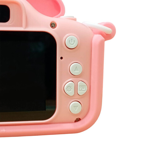 Cámara De Fotos Digital Infantil Memoria Interna Rosa2
