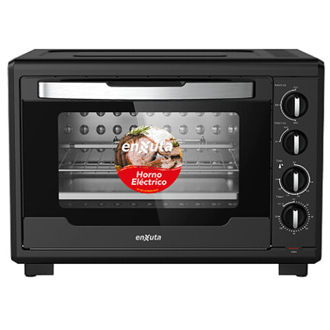 HORNO ENXUTA Electrico HENX055N 55L c/Spiedo -Negro Sin color