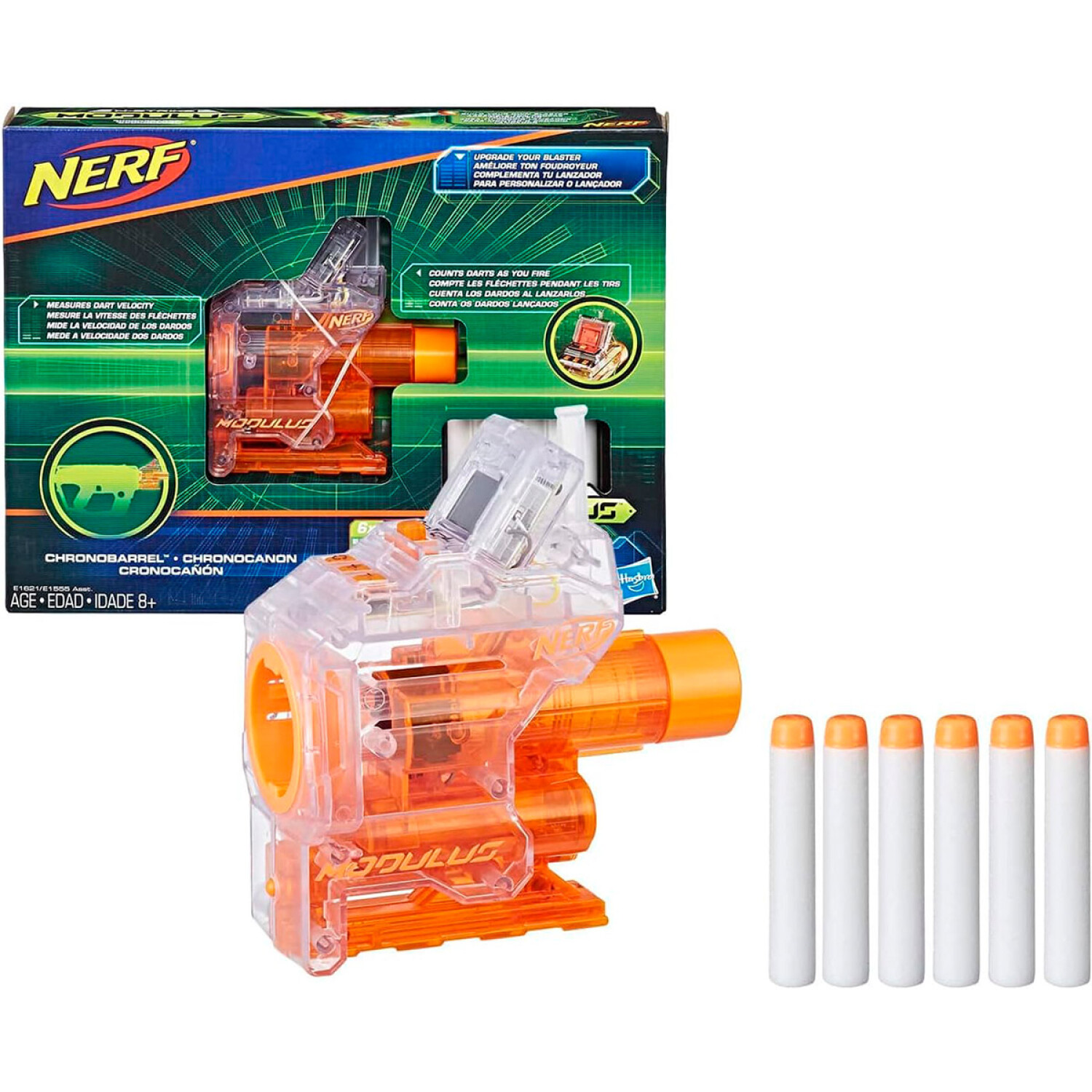 Pistola Nerf Con Mira Laser Nerf Lanzador Pistola Dardos Hasbro