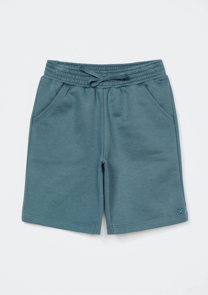 BERMUDA BÁSICA INFANTIL - VERDE 