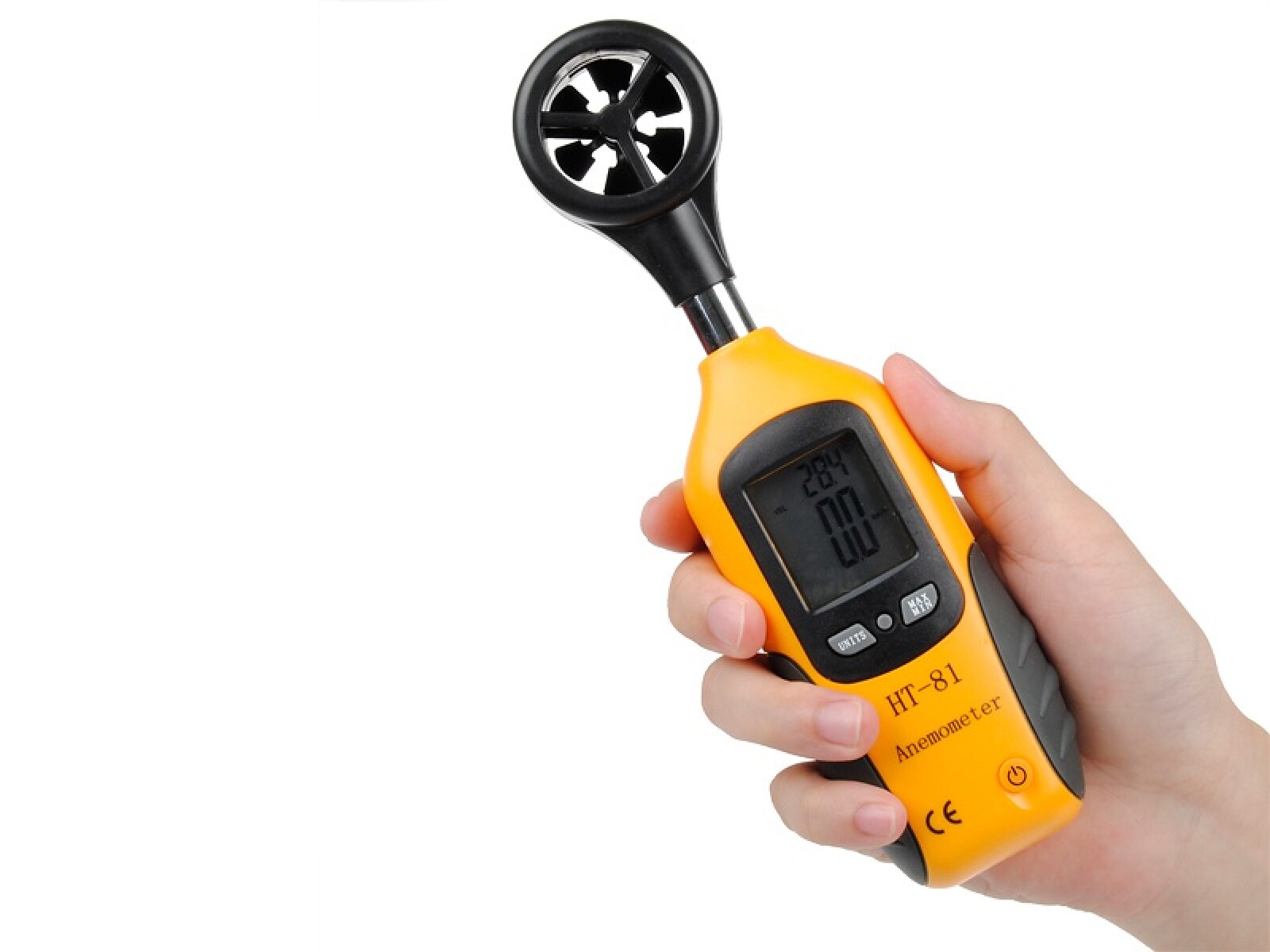 Anemómetro Portátil Lumax de Medición Dual 