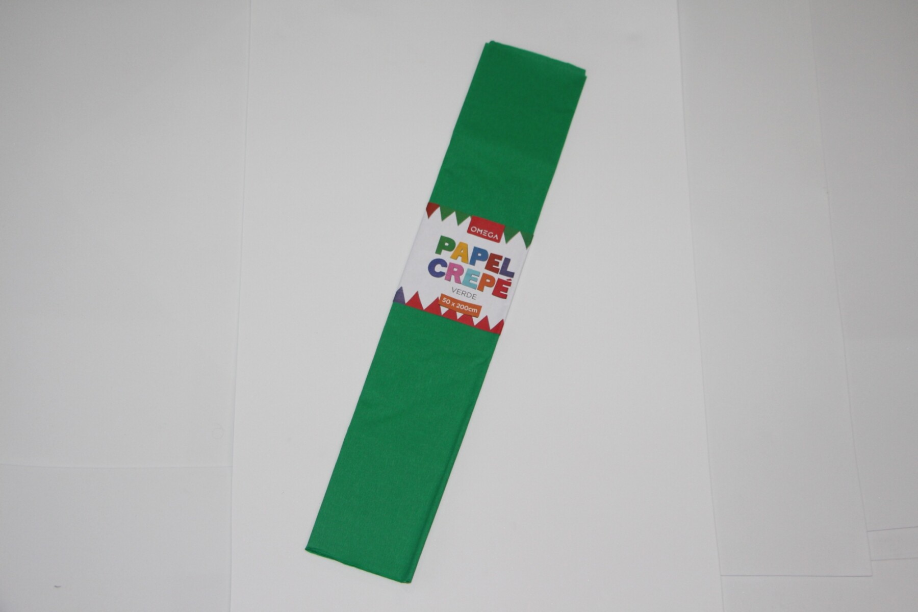 PAPEL CREPE 2MTS.X0.50 - COLOR VERDE 