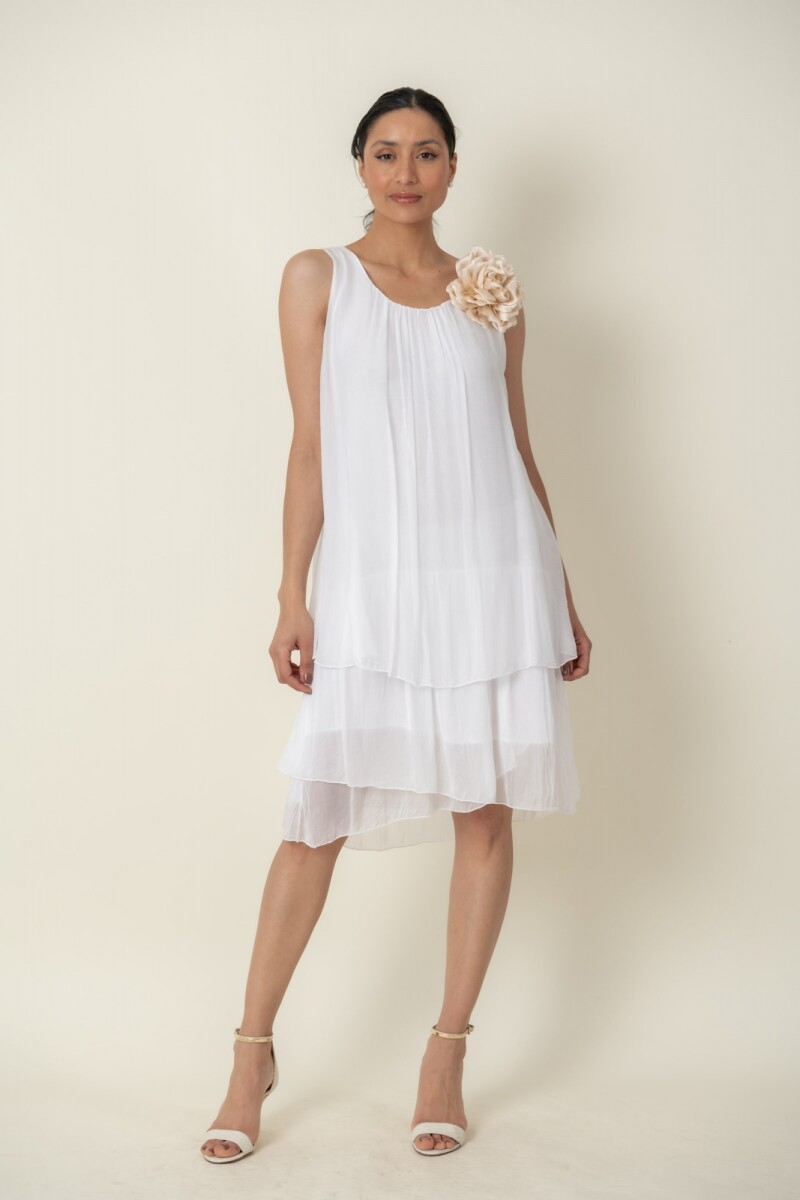 VESTIDO AMAPOLA - Blanco 