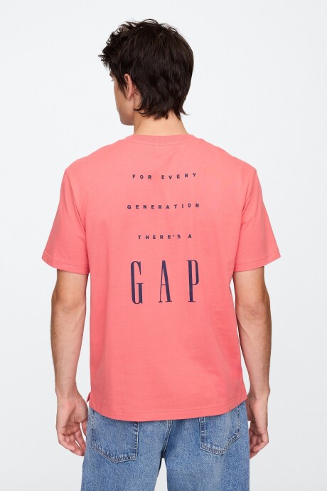 Remera Logo Gap Hombre Watermelon Ice