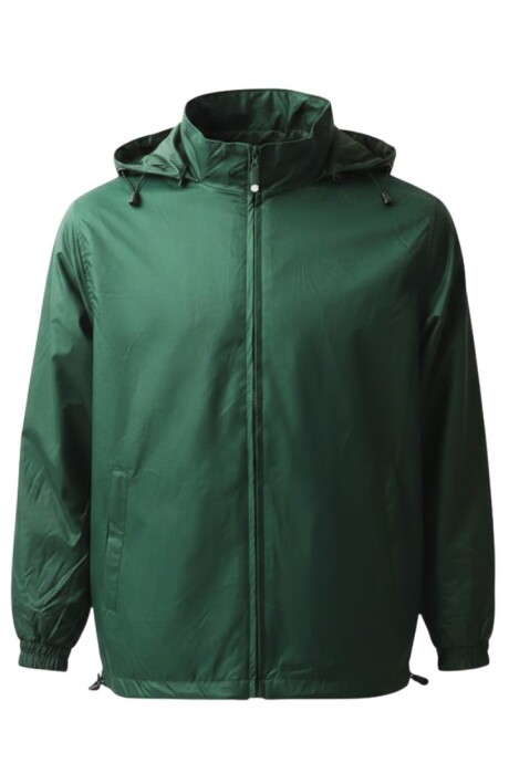 Campera impermeable forro polar Verde bosque