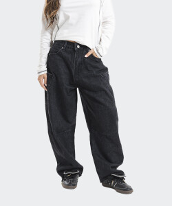 Pantalón Pulau Denim Baggy Negro