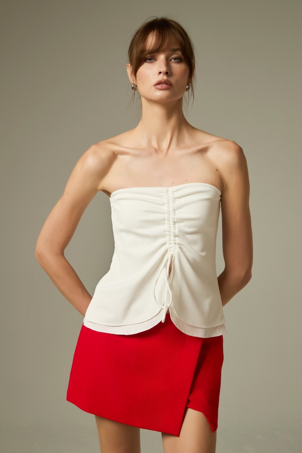 Tops Kulas Marfil / Off White