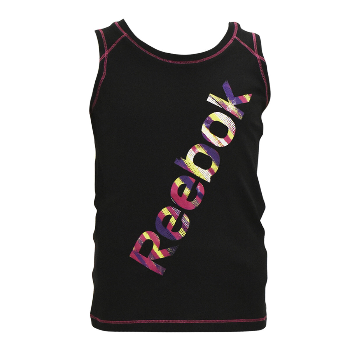 Musculosa Reebok Infantil H78375 Estilo Deportivo y Casual - Negro 