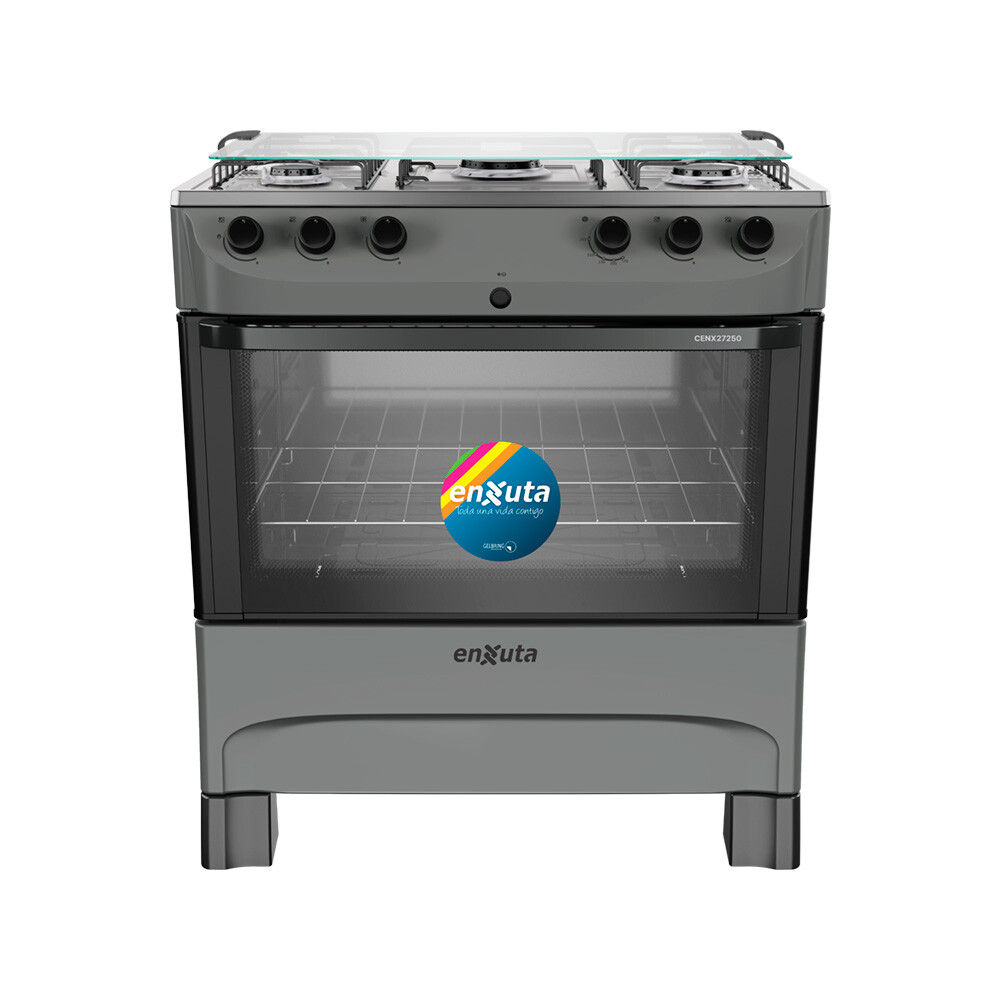 COCINA MULTIGAS 5 HORNALLAS GRIS Cocina Multigas 5 Hornallas Gris