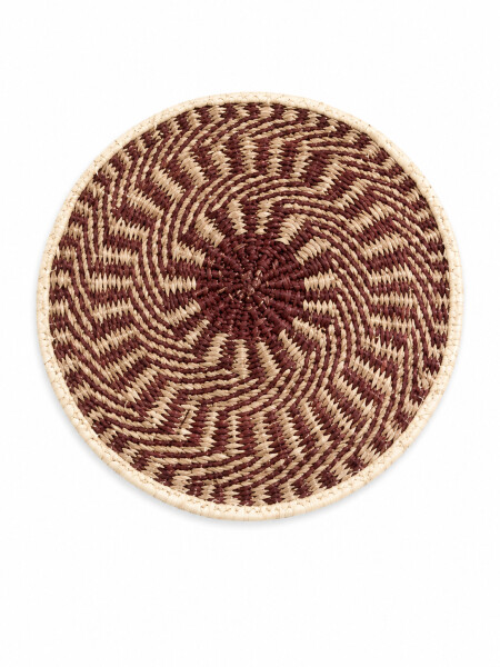 APOYA FUENTE DE JUTE COMBINADO MULTICOLOR