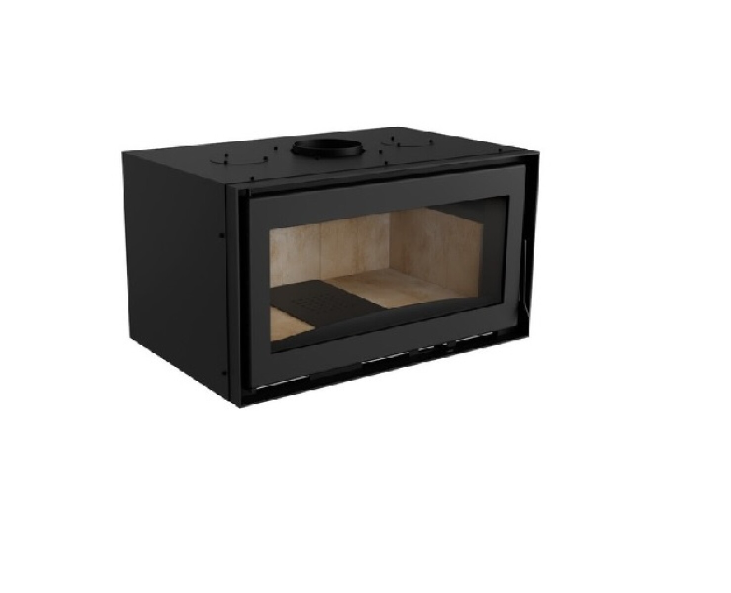 Calefactor Inserto a Leña 154 m² Metávila E408EXP | Doble Combustión 