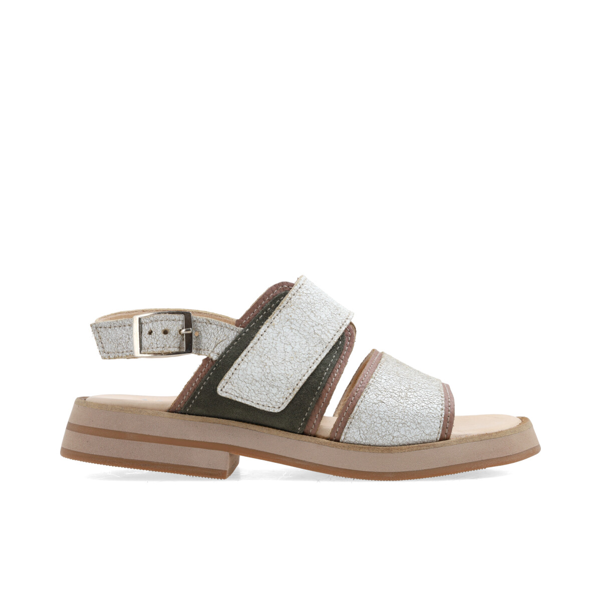 SANDALIAS VENET - CUERO AMIGGI - BLANCO 
