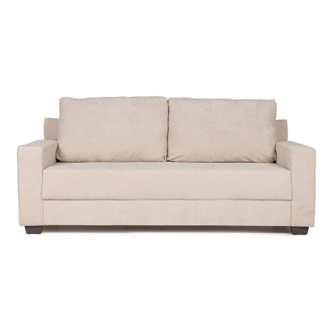 Sofá Modus (Outlet) - Tela Microfibra - 3 cuerpos Berlin 02 (Beige)