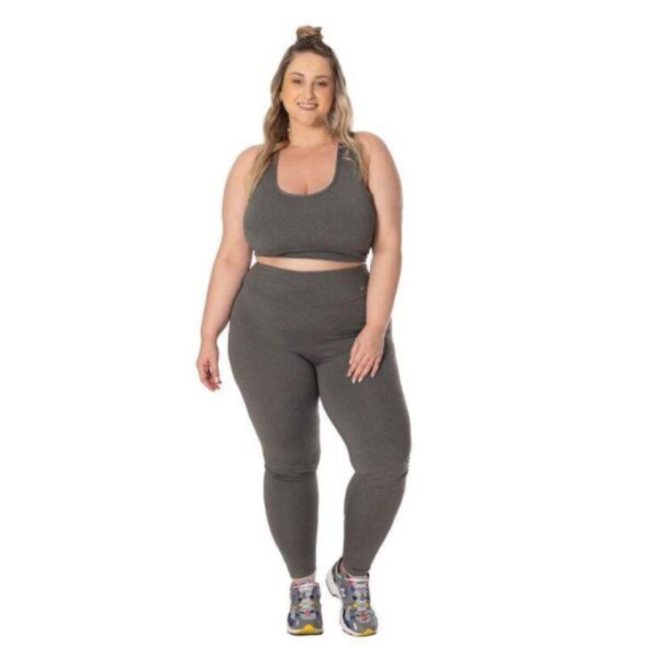CALZA CODIGO LYCRA CON ALGODÓN GRIS