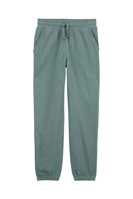 Pantalón deportivo de algodón, con logo, verde. Talles 6-14 Pantalón deportivo de algodón, con logo, verde. Talles 6-14