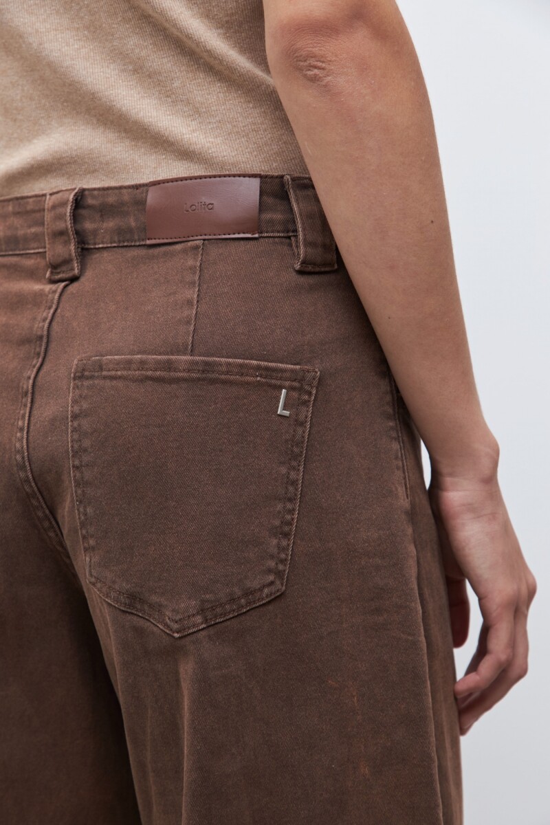 Jean culotte Mavis chocolate