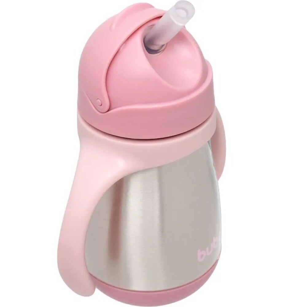Vaso termico BUBA anticolicos Rosa metal