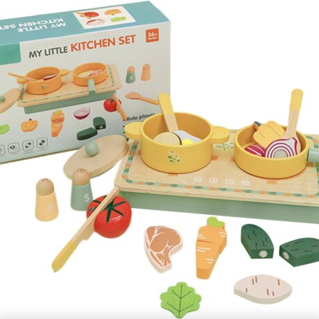Set Mi Pequeña Cocina En Madera (SOLO VENTA WEB) Set Mi Pequeña Cocina En Madera (SOLO VENTA WEB)