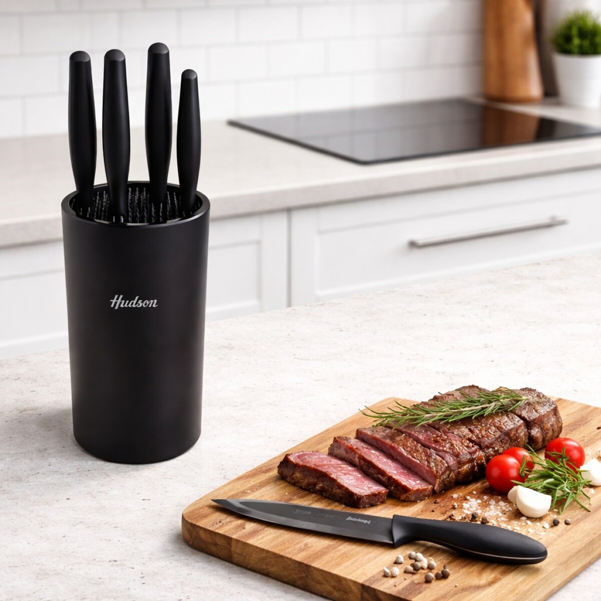 Set de Cuchillo de Cocina con Soporte 