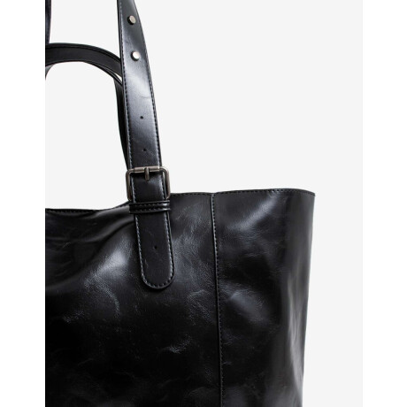 Caretra Formato Cartera Shopper Con Tachas Negro