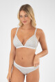 Bralet petal Gris melange