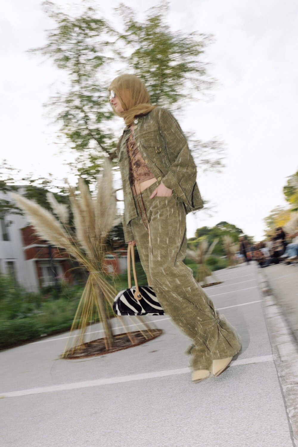 Ribbon Safari Jean Verde
