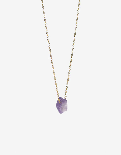 Cadena Corta con Dije Piedra Cadena Corta Con Dije, Acero - Dorado