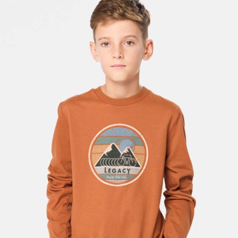 Remera con Estampa Legacy Terracota