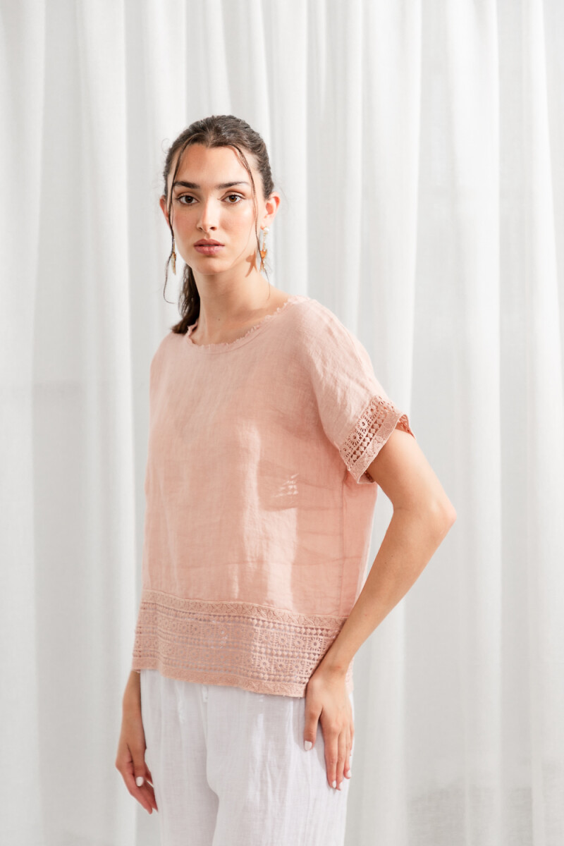 Blusa Castellabate - Rosa Viejo 