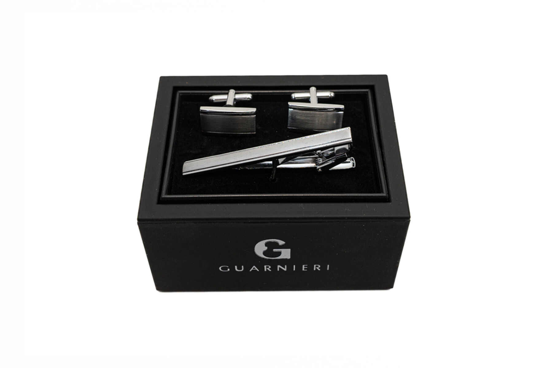 Gemelos con Sujetacorbata - PLATA 