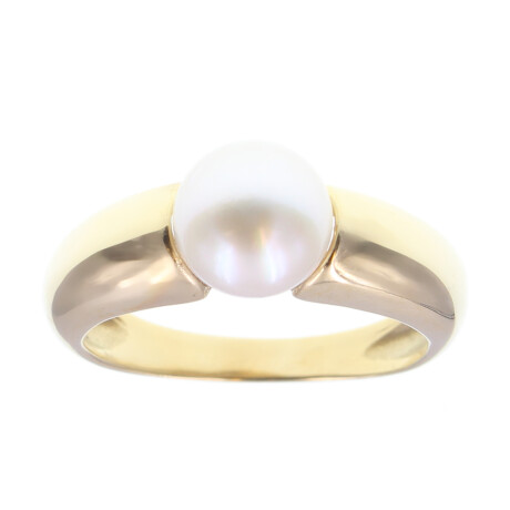 Anillo Catalina en oro amarillo 18k. con perla de cultivo Anillo Catalina en oro amarillo 18k. con perla de cultivo