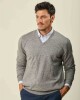 Buzo Lambswool Escote V Gris