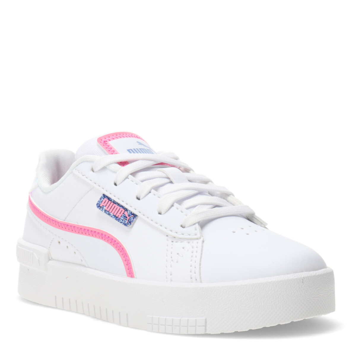 Championes de Niños Puma Jada Deep Dive - Blanco - Rosado - Plateado 