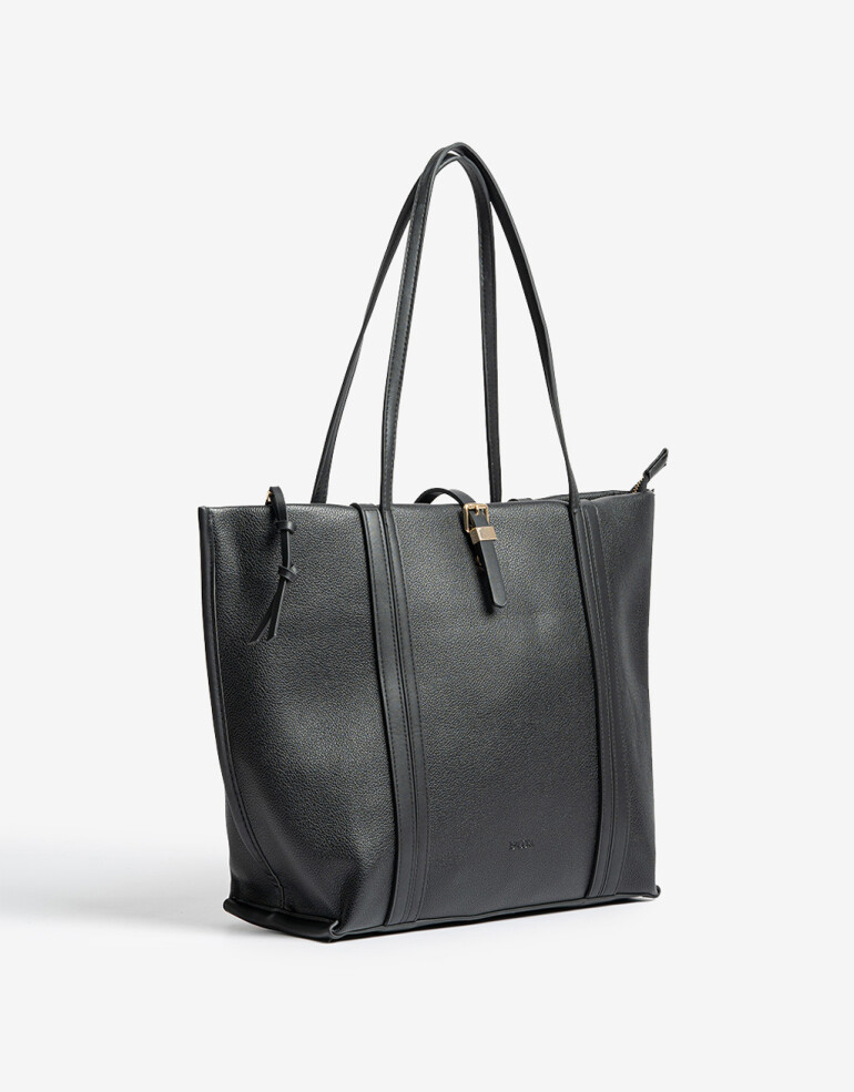 Shopper Cartera Shopper Negra - Negro