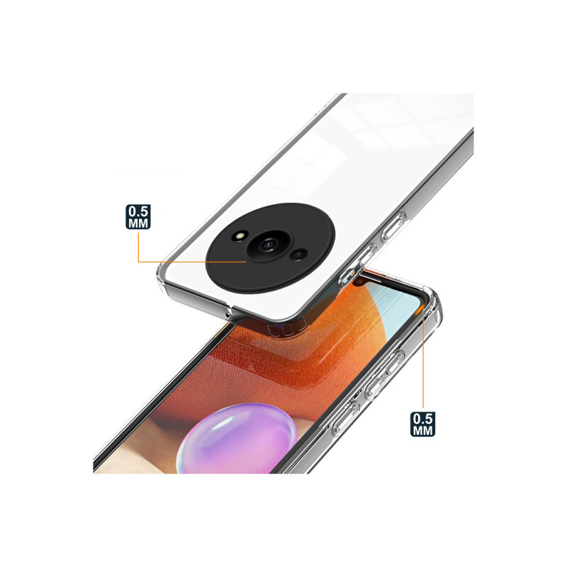Protector Xiaomi Redmi A3 con bordes color negro Protector Xiaomi Redmi A3 Con Bordes Color Negro