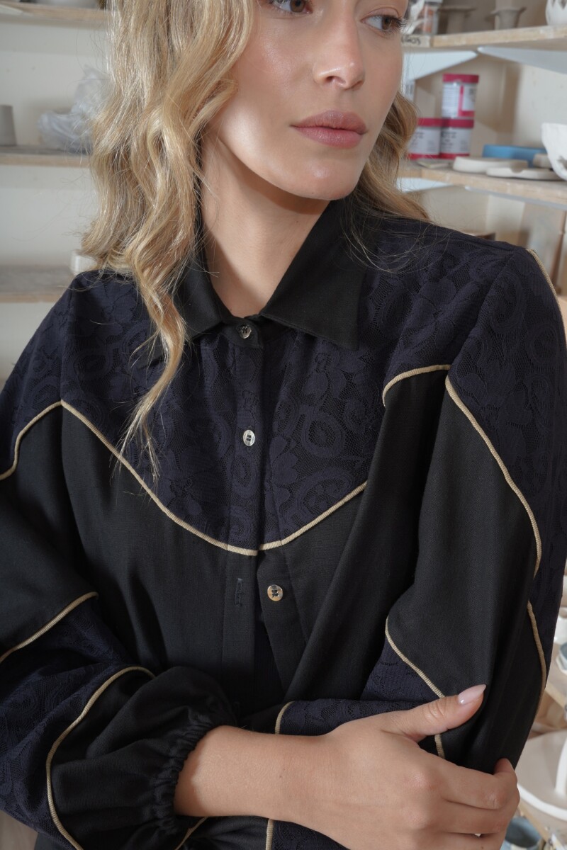 Camisa Garim NEGRO