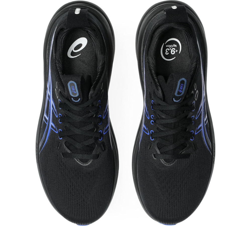 Zapatillas Running GEL-Nimbus 28 Hombre Black/neon Blue