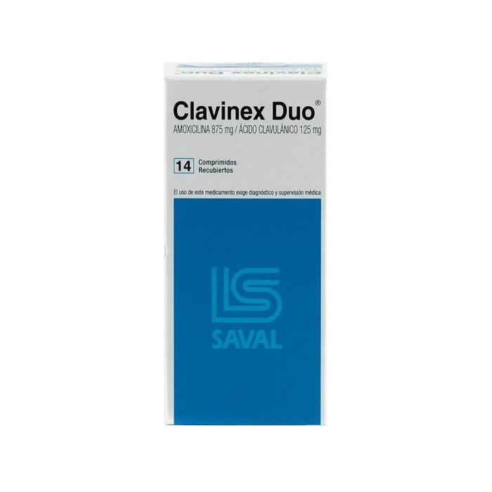 CLAVINEX DUO CJ X 14 COMPRIMIDOS única