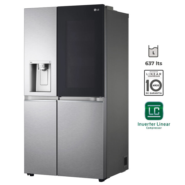 Heladera Lg Ls66sxsc 637l HELADERA LG SIDE BY SIDE GS66SXSC 637LT
