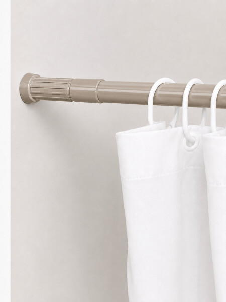 PALO PARA CORTINA DE BAÑO BEIGE