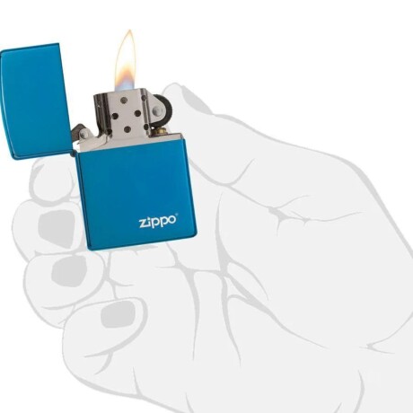 Encendedor Zippo Sapphire con logo - 20446ZL Encendedor Zippo Sapphire con logo - 20446ZL