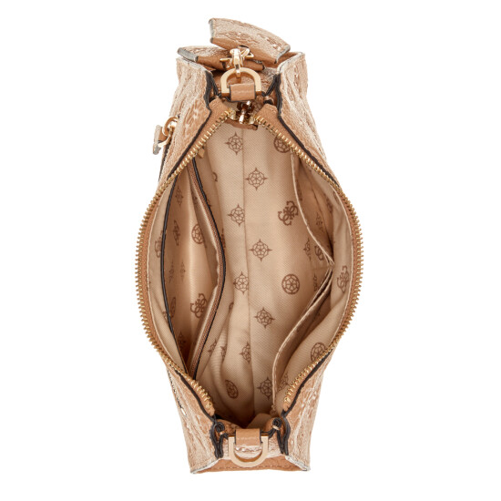 Cartera Guess Cresidia Chica Beige 0