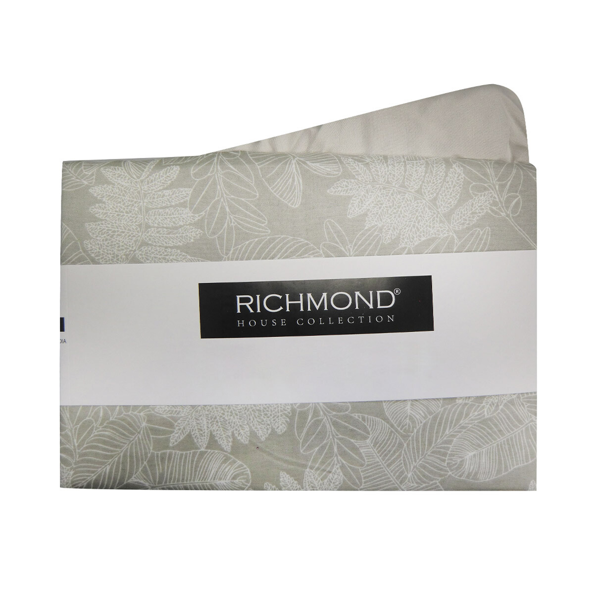 Juego Sábanas 2 Plazas Richmond House Estampadas 100% Microfibra - 310-1 HOJAS BEIGE 