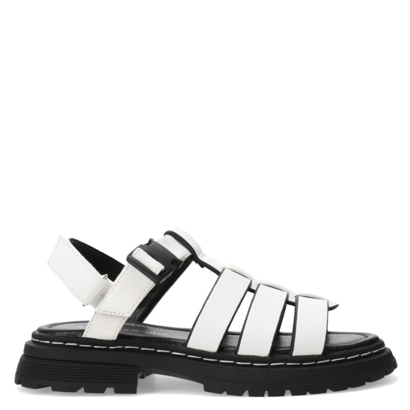 Sandalia de Niña Mini Miss Carol WASILLA franciscana Blanco