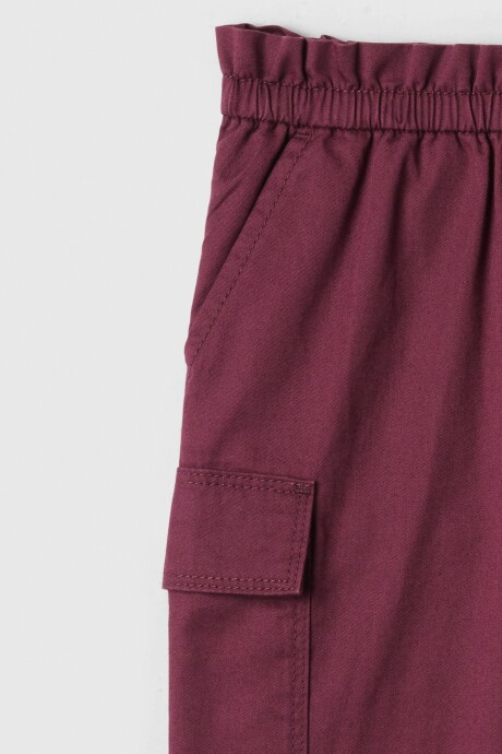 Pantalón Cargo Toddler Niña Plum Pudding