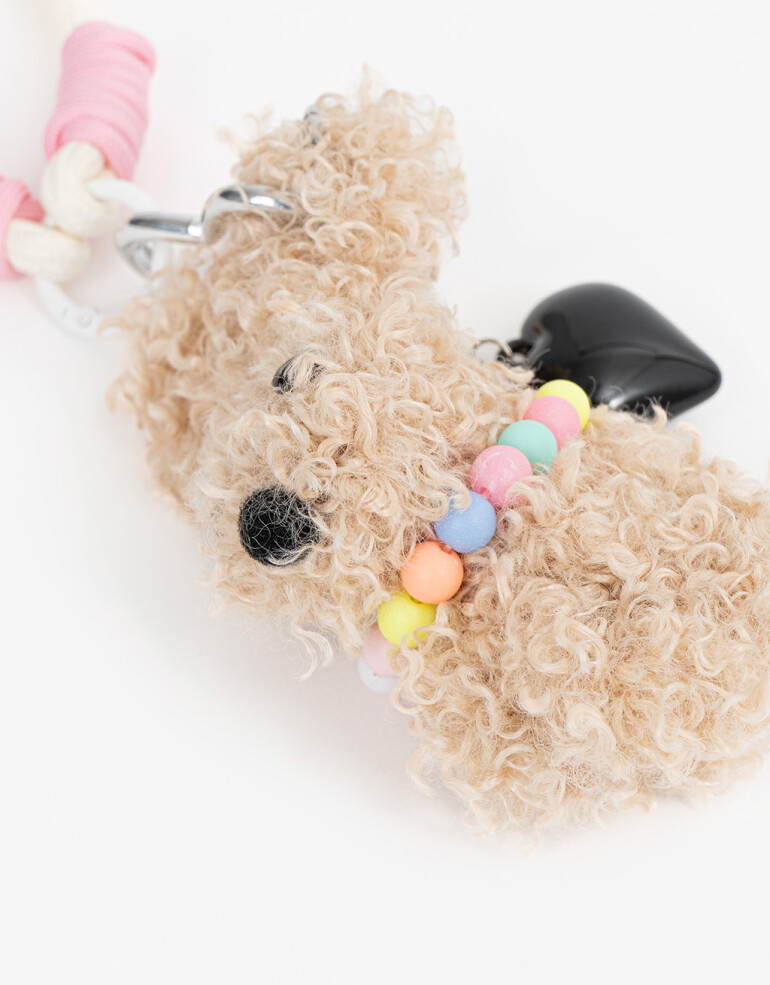 Llavero Cozy Llavero Y Bag Charm Perro - Combinacion Multicolor